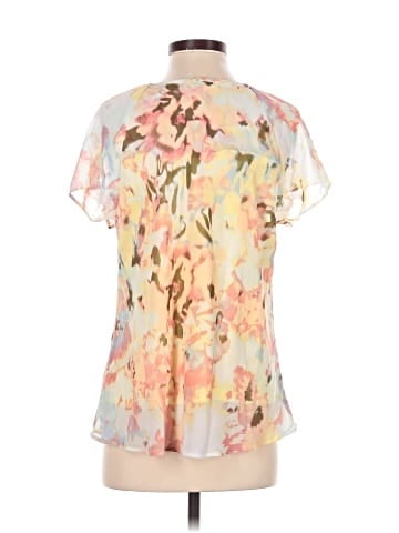 Cotton Bleu Short Sleeve Blouse (view 2)