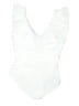 B2Prity Solid White One Piece Swimsuit Size XXL - photo 2