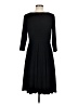 Ann Taylor Solid Black Casual Dress Size 8 - photo 2