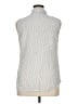 Van Heusen Polka Dots Silver Sleeveless Button-Down Shirt Size XL - photo 2