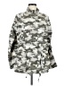 Kensie 100% Cotton Camo Gray Jacket Size M - photo 1