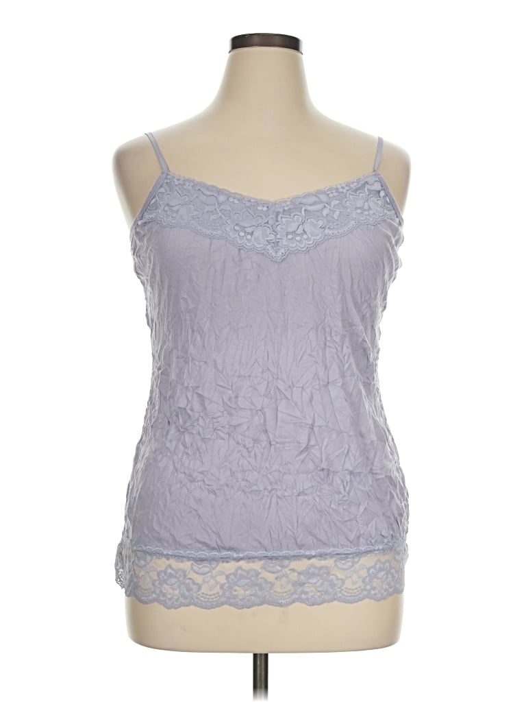 Pre-owned Maurices Tank Top Gray Strapless Neckline Tops