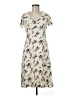 Very J Floral Ivory Casual Dress Size M - photo 1