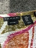 Tahari 100% Linen Tropical Multi Color Orange Short Sleeve Blouse Size M - photo 7