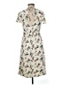 Very J Floral Ivory Casual Dress Size M - photo 2