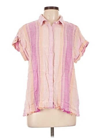 Liverpool Los Angeles Short Sleeve Blouse (view 1)