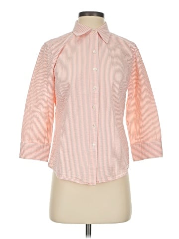 L.L.Bean 3/4 Sleeve Button-Down Shirt (view 1)