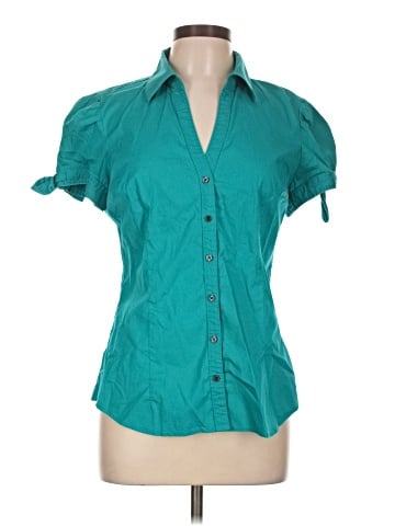 Express Design Studio Short Sleeve Blouse (view 1)
