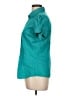 Express Design Studio Teal Short Sleeve Blouse Size L - photo 5