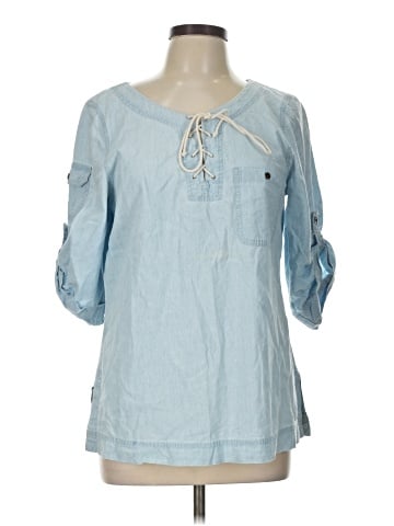 Lauren by Ralph Lauren 3/4 Sleeve Blouse (view 1)