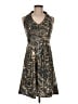 Shoreline Animal Print Gold Cocktail Dress Size M (estimated) - photo 1