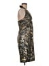 Shoreline Animal Print Gold Cocktail Dress Size M (estimated) - photo 4