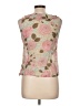 Mac & Jac 100% Silk Tan Sleeveless Silk Top Size 10 - photo 2