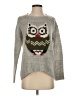 Rewind 100% Acrylic Graphic Gray Pullover Sweater Size XS - photo 1