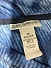 Catherines 100% Polyester Plaid Blue Poncho Size 2X - photo 7