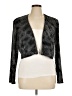Onyx Nite Metallic Silver Blazer Size 16 - photo 1