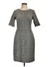 Lands' End Tweed Gray Casual Dress Size 12 - photo 1