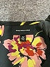 Who What Wear 100% Polyester Floral Black Short Sleeve Blouse Size M - photo 7