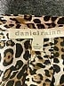 Daniel Rainn 100% Polyester Animal Print Brown Long Sleeve Blouse Size M - photo 7