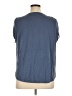 Suzanne Betro Blue Short Sleeve Top Size 1X - photo 2