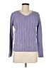 Karen Scott 100% Cotton Purple Pullover Sweater Size M - photo 1
