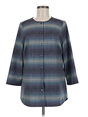 Pendleton 3/4 Sleeve Button-Down Shirt (view 1)