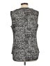 Grace 100% Polyester Black Sleeveless Blouse Size L - photo 2