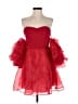 Shein 100% Polyester Red Cocktail Dress Size 6 - photo 1