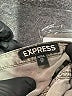 Express 100% Lyocell Gray 3/4 Sleeve Button-Down Shirt Size XS - photo 7