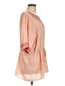 One September 100% Polyester Orange 3/4 Sleeve Blouse Size L - photo 4