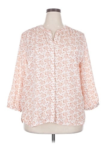 Jachs Girlfriend 3/4 Sleeve Blouse (view 1)