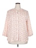 Jachs Girlfriend 100% Polyester Ivory 3/4 Sleeve Blouse Size XXL - photo 1