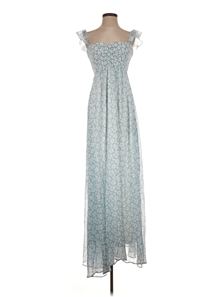 Aakaa Casual Dress In Blue