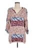 John Paul Richard Blue 3/4 Sleeve Blouse Size M - photo 1
