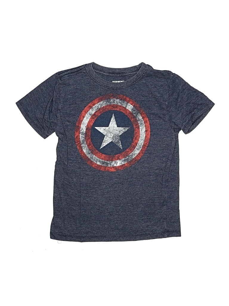 Click to view more detailed imagery on our partner's website Pre-owned Marvel Kids' Short Sleeve T-shirt In Blue