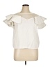 Gracia 100% Cotton Ivory Short Sleeve Blouse Size 1X - photo 1