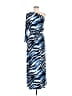 Boston Proper Animal Print Blue Cocktail Dress Size M - photo 1