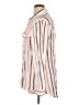 Alexander Jordan 100% Rayon Stripes Ivory Long Sleeve Button-Down Shirt Size XL - photo 5