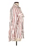 Alexander Jordan 100% Rayon Stripes Ivory Long Sleeve Button-Down Shirt Size XL - photo 4