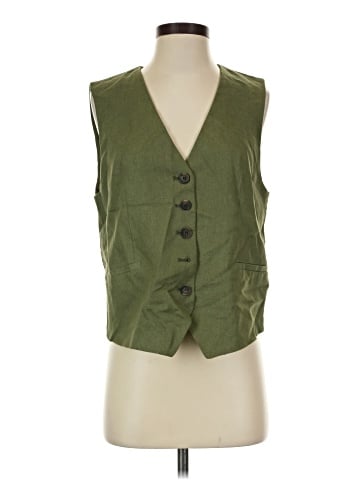 Zara Sleeveless Button-Down Shirt (view 1)