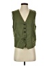 Zara Green Sleeveless Button-Down Shirt Size S - photo 1