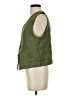 Zara Green Sleeveless Button-Down Shirt Size S - photo 5