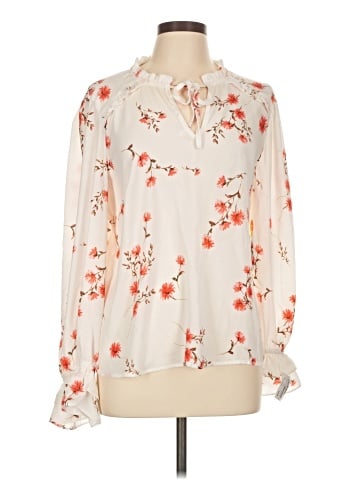 CeCe Long Sleeve Blouse (view 1)