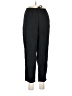 M&S Solid Black Casual Pants Size 8 R - photo 1