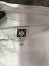 Anne Klein White Sleeveless Button-Down Shirt Size L - photo 7