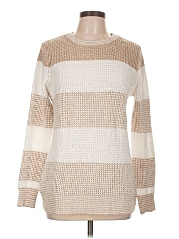 Pink Clover Pullover Sweater (view 1)