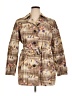 Coldwater Creek 100% Polyester Gold Trenchcoat Size 16 - photo 1