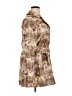 Coldwater Creek 100% Polyester Gold Trenchcoat Size 16 - photo 4