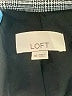 Ann Taylor LOFT Houndstooth Gray Blazer Size 10 - photo 6
