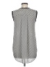 H&M 100% Polyester Silver Sleeveless Blouse Size 6 - photo 2
